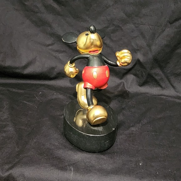 1994 Disney Pewter Mickey on Parade Limited Edition In Gold #13/350 Chilmark - Picture 1 of 8